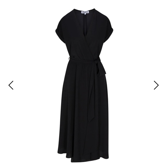 Meghan LA Black Midi Dress - Picture 2 of 7